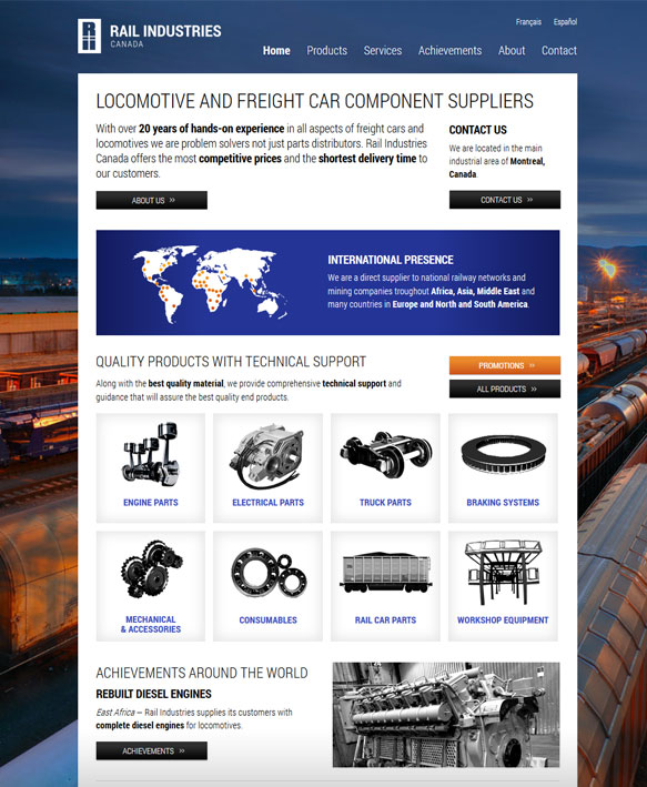 conception de site web